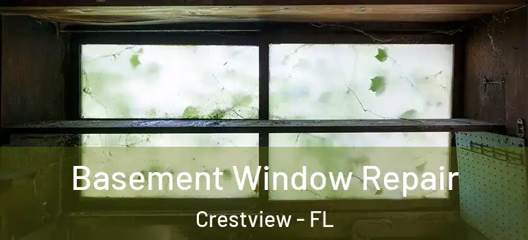 Basement Window Repair Crestview - FL