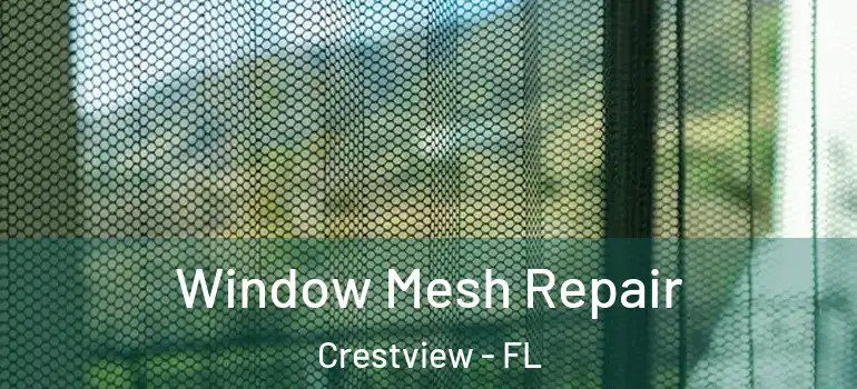 Window Mesh Repair Crestview - FL